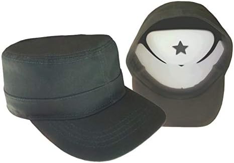 2 פרק. צבאי כובע כתר חצי מעצב / כובע אניה| כובע פנל הכנס / כובע אחסון / צבא כובע אניה / מושלם עקומת